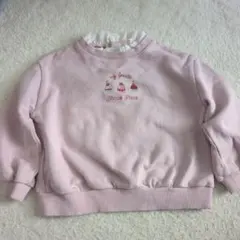 Mezzo Piano カップケーキ刺繍トレーナー