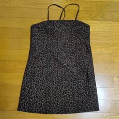 SLY スライ　ヒョウ柄ミニワンピース　サイズ2　美品