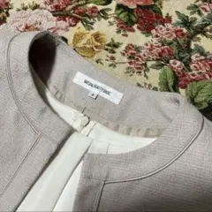 【美品】 NATURAL BEAUTY BASICベージュフォーマルセットS