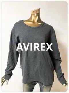 ☘️T22869☘️AVIREX 長袖 Vネック メンズ トップス Lのサムネイル