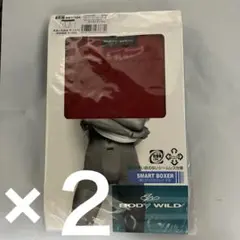 BODY WILD SMART BOXER レッド　LLサイズ　2枚