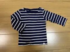 ボーダー　ネイビー　長袖カットソー 80㎝　UNIQLO