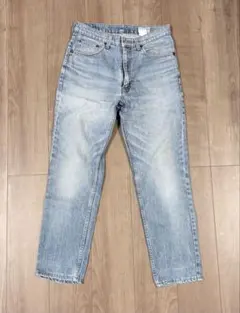 Wrangler 日本製 デニムパンツ サイズ33 ストレート ジーンズ 古着のサムネイル