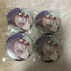 忍たま乱太郎 七松小平太 百面相缶バッジ 4点セット