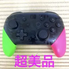 純正品 Switchスプラトゥーン2プロコン美品