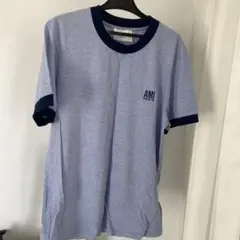 ami ロゴ刺繍 Tシャツ ライトブルーのサムネイル