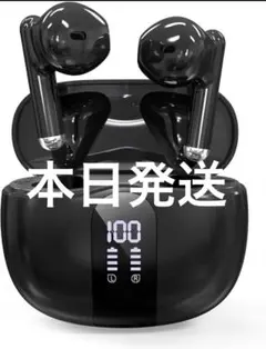 78【新品未使用】黒色　W09 ワイヤレスイヤホン ENC機能Bluetooth