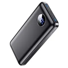 大容量モバイルバッテリー 急速充電 3台同時充電 黒 ブラック