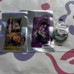 鬼滅の刃 入場者特典クリアカード　缶バッジ付き