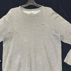 LACOSTE 大きいサイズ ワニ ワッペン ワンポイント スウェット