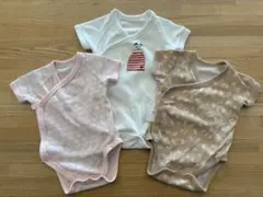 ユニクロ　ボディースーツ　60サイズ　3点セット