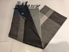 Aquascutum カシミヤ マフラー 2207482004 茶系 中古品