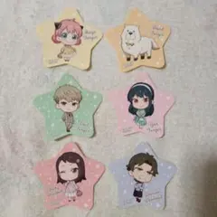 新品、未使用。 スパイファミリー　限定ステッカー　6枚セット。 非売品。