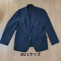 GU ジーユー ウォッシャブルテーラードジャケット ネイビー Lサイズ
