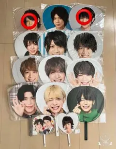 SexyZone セクゾ 松島聡 公式ジャンボうちわ 14本セット A