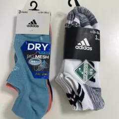 【お値下げ不可】☆新品未使用　adidas靴下3足×2セット　26〜28センチ☆