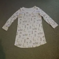 gelato pique 動物柄 長袖ルームウェア 上のみ