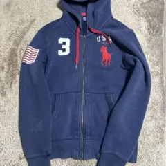 Polo by Ralph Lauren ネイビー パーカー S