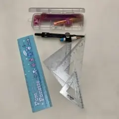 コンパス２本　定規などいろいろ
