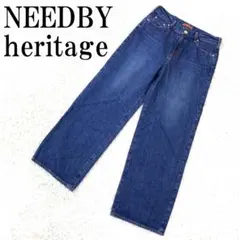 NEEDBY heritage LUNA デニムパンツ ワイド 26 B2016