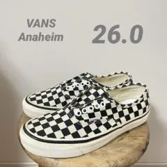 美品　VANS Anaheim アナハイム　オーセンティック　チェッカー　26のサムネイル