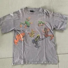 ヴィンテージ　HABITAT カエルイラスト Tシャツ M 90s