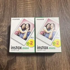 【2024.12期限切れ】FUJIFILM instax mini 20枚×2箱