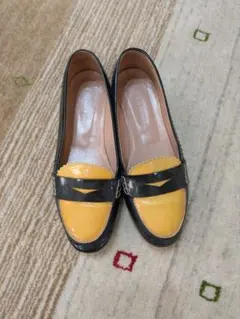 ローファー　エナメル　イタリア製