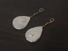 agete アガット K10パールピアスチャーム