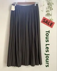 ♡【新品未使用】♡Tous Les Joursプリーツスカート カーキ 日本製