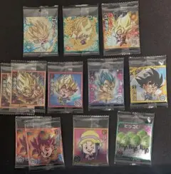 ドラゴンボール超戦士シールウエハース超　超絶感謝の十周年　10thレア入り12枚
