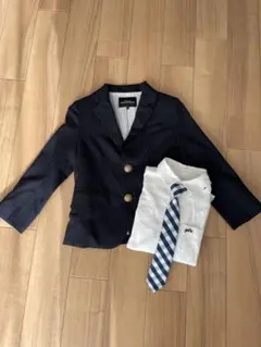 green label relaxingジャケット、白シャツ、ネクタイ3点セット