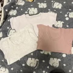 90センチ　タンクトップ下着2着半袖1着