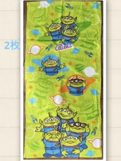 リトルグリーンメン　フェイスタオル　セット