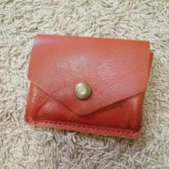 ハンドメイドレザー二つ折り財布