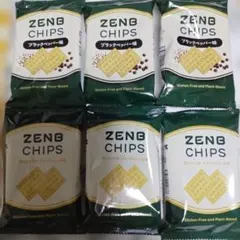 ZENB CHIPS ブラックペッパー味その他 6袋セットのサムネイル