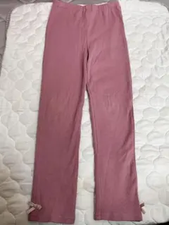 プティマイン　プティプラGIRLS 十分丈レギンス ピンク　チェリー　120