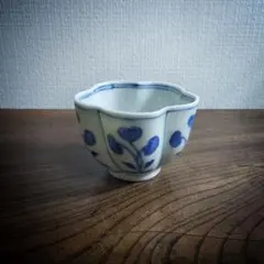 向付 古染付写し 芙蓉手 花鳥文 小鉢 訳あり 欠け 江戸 - メルカリ