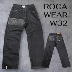 極太00s ROCAWEAR ロカウェア ワイド バギー デニム パンツ W40 - メルカリ