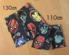 H&M MARVEL ハーフパンツ お揃い　130cm 110㎝