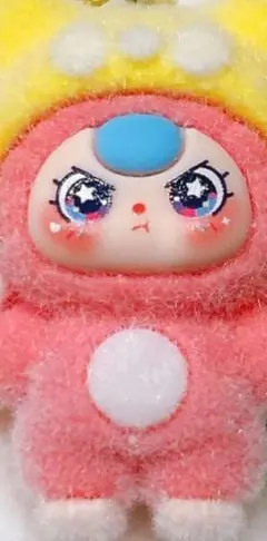 Babythree ネコ耳フード マスコットキーホルダー