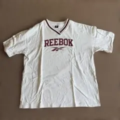 Reebok Vネック Tシャツ Mサイズ ホワイトのサムネイル