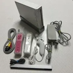 Wii 本体 ホワイト ケーブル　センサーバー　コントローラー　ヌンチャク　他