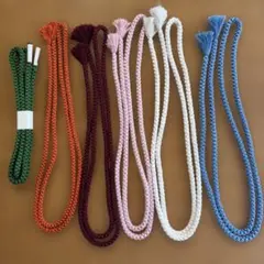 正絹帯締め6本セット