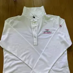 Callaway 長袖ポロシャツ ホワイト L