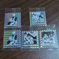 ドラゴンボール ウエハース ホログラムシール 5枚セット