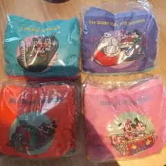 ディズニーランド　カプセルトイ　エコバッグ　ベイマックスなど 4種類 全て