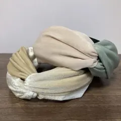 ツイストデザイン ヘアバンド 2個セット