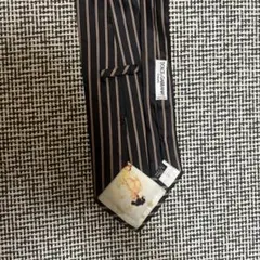 DOLCE & GABBANA ストライプ ネクタイ