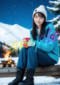 GA010【1点物】 A4ポスター AI 写真 リアル 美女 グラビア 彼女